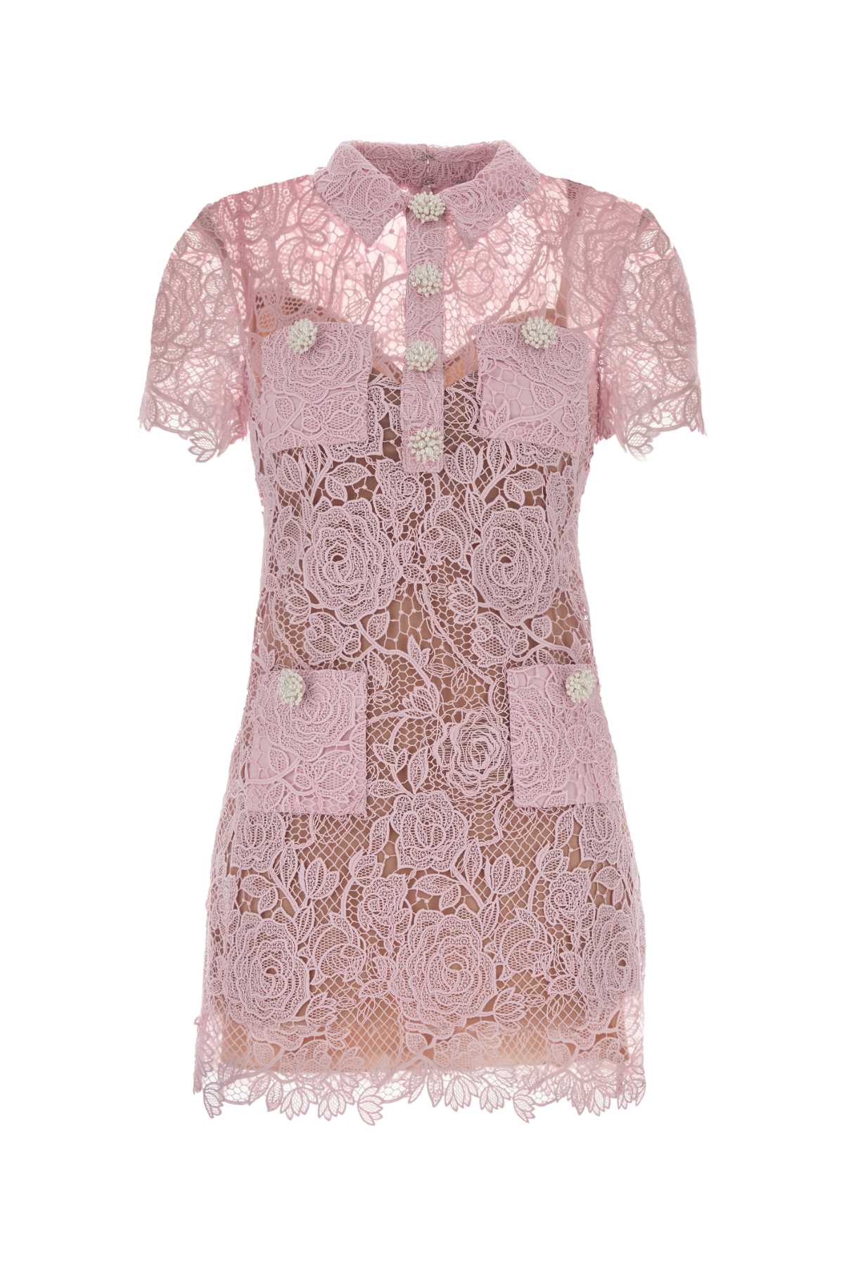 PINK_LACE_BUTTON_DOWN_MINI_DRESS_AW26069SAP_PINK_Image_1