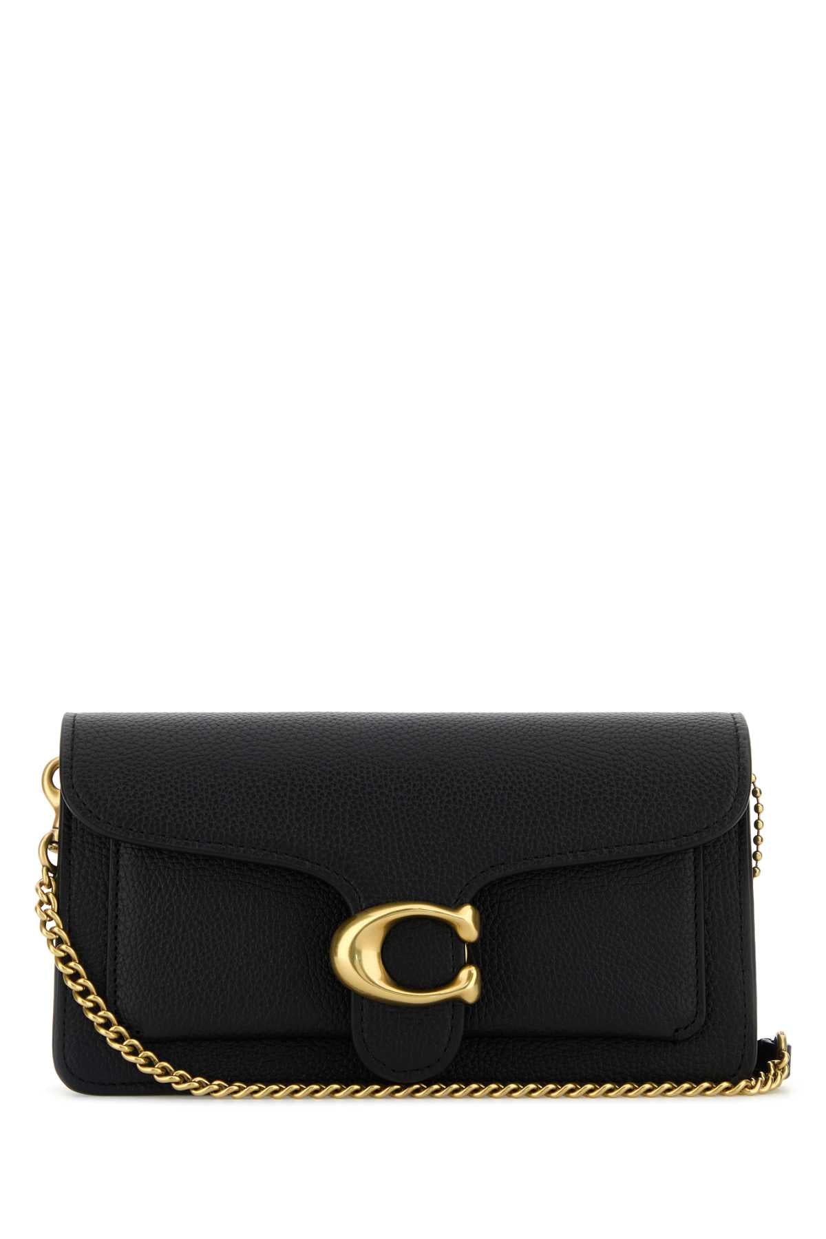 POLISHED_PEBBLE_LEATHER_TABBY_CHAIN_CLUTCH_CE772_B4BLACK_Image_1