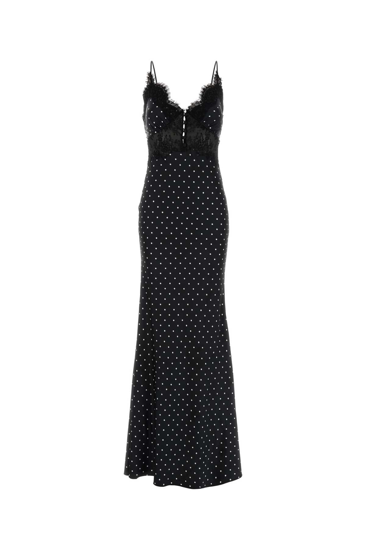 POLKA_DOT_SATIN_LACE_MAXI_DRESS_RS26176XAB_BLACKANDWHITE_Image_1