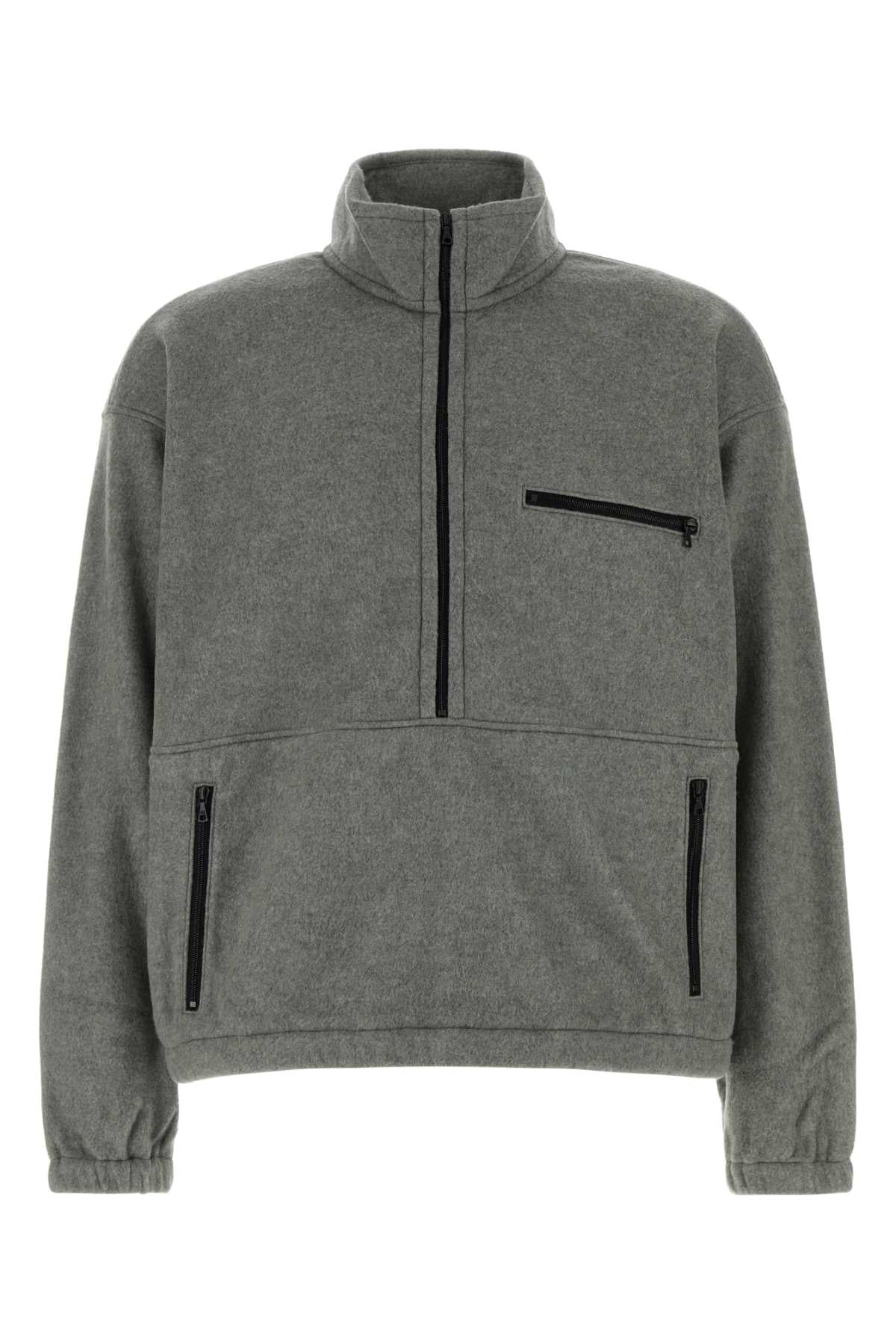 PURE_SILK_COMFORT_FLEECE_HALF_ZIP_PO_A25AP02SF_TOPGRAY_Image_1