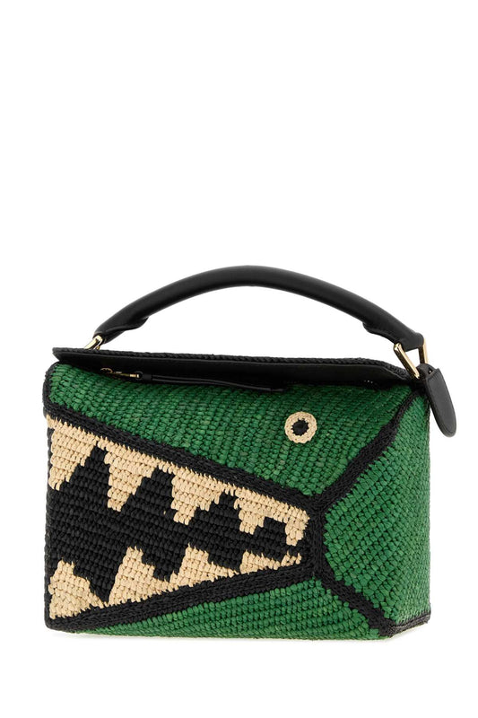 PUZZLE_EDGE_CROCODILE_S_BAG_A510P60XBB_BLACKGREEN_Image_2