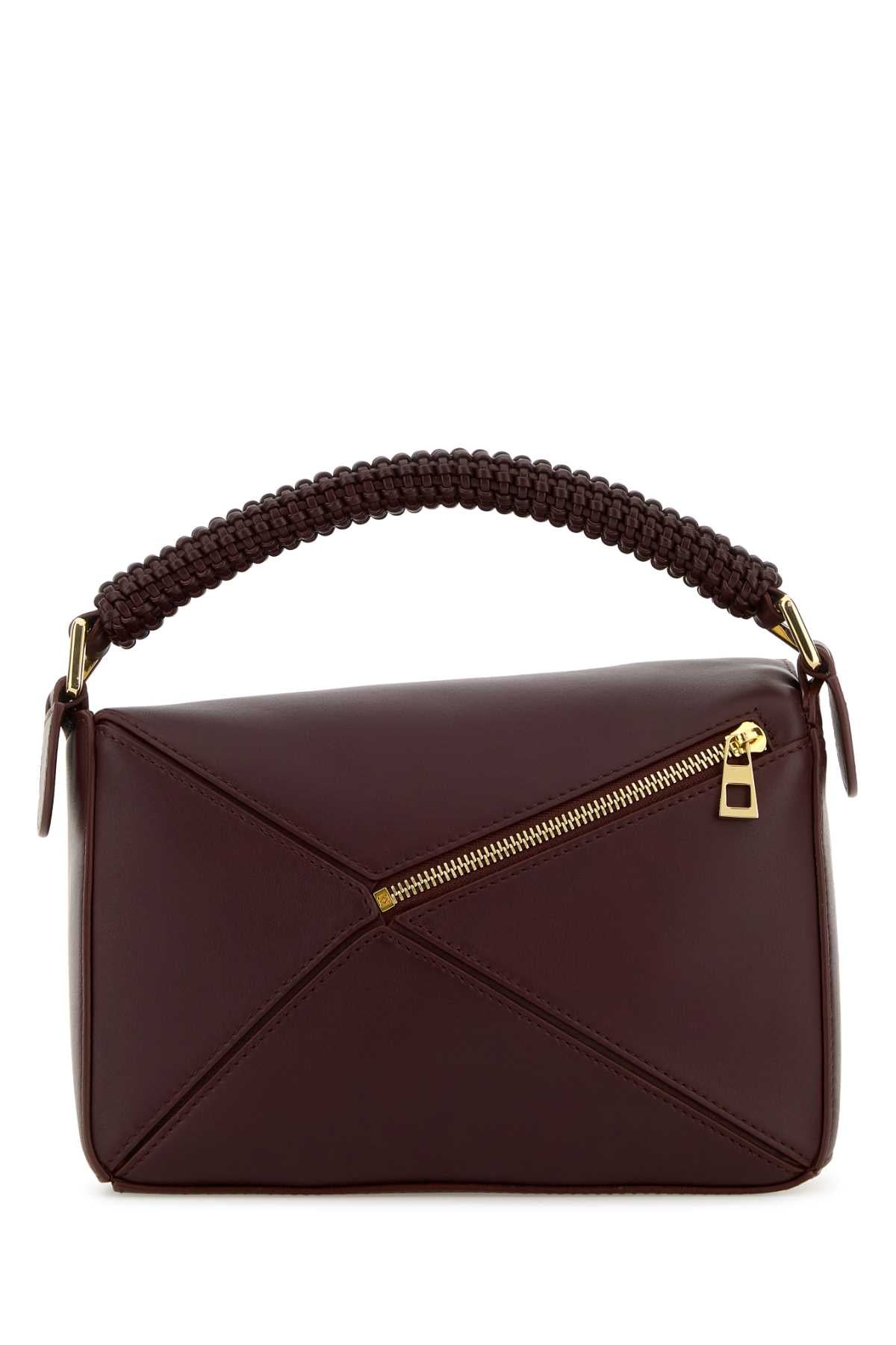 PUZZLE_WOVEN_HANDLE_SMALL_BAG_A510S21XDA_DARKBURGUNDY_Image_3