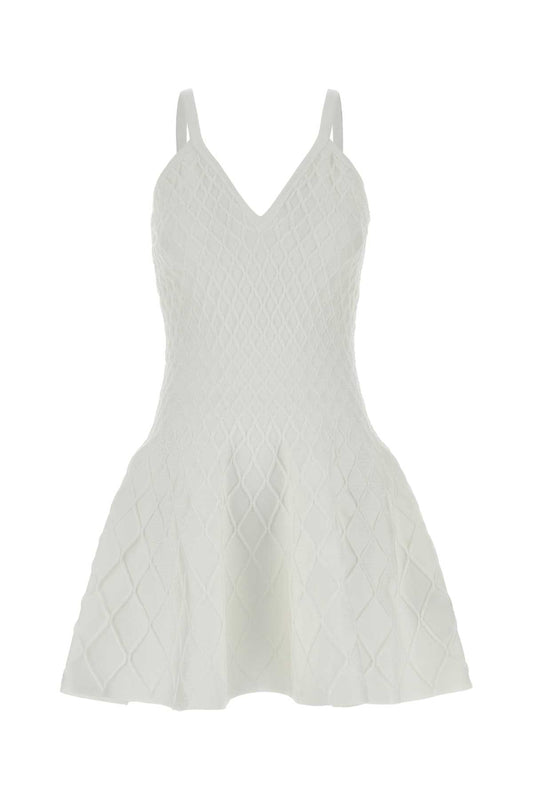 QUILTED_COMPACT_VISCOSE_KNIT_FLARE_DRESS_HF1R2927KK20_0FA_Image_1
