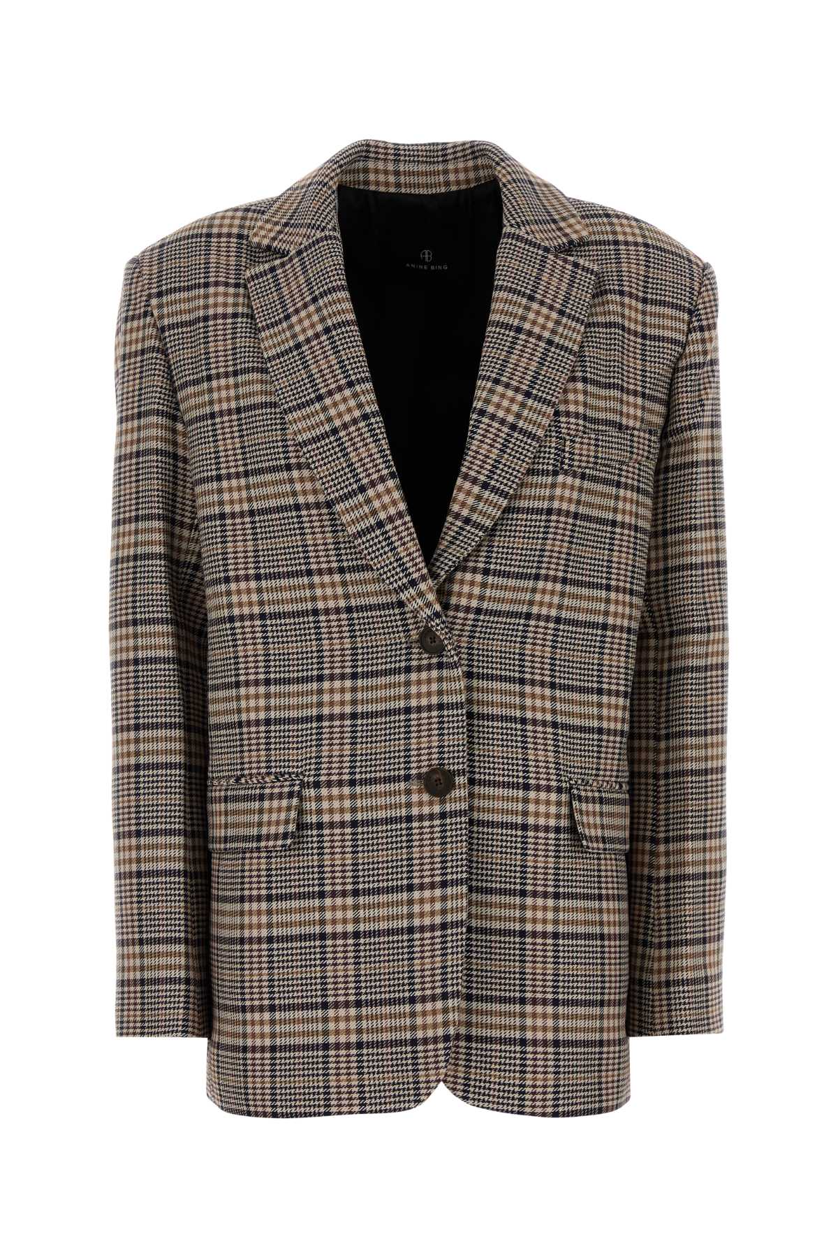 QUINN_BLAZER_-_BEIGE_AND_NAVY_CHECKS_A0112220_CHK01_Image_1