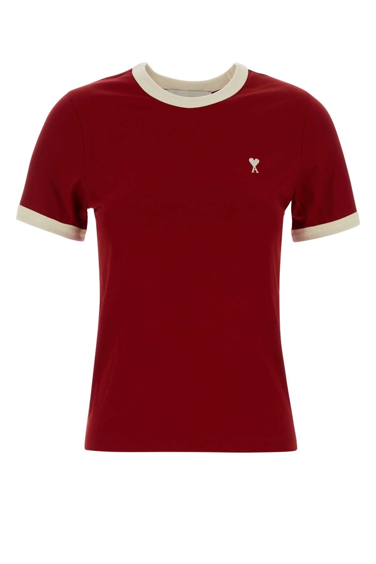 QUOTA-BICOLORTSHIRTWITHOFFWHITEAMIDECOEUREMBROIDER_FTS413JE0246_A202_Image_1
