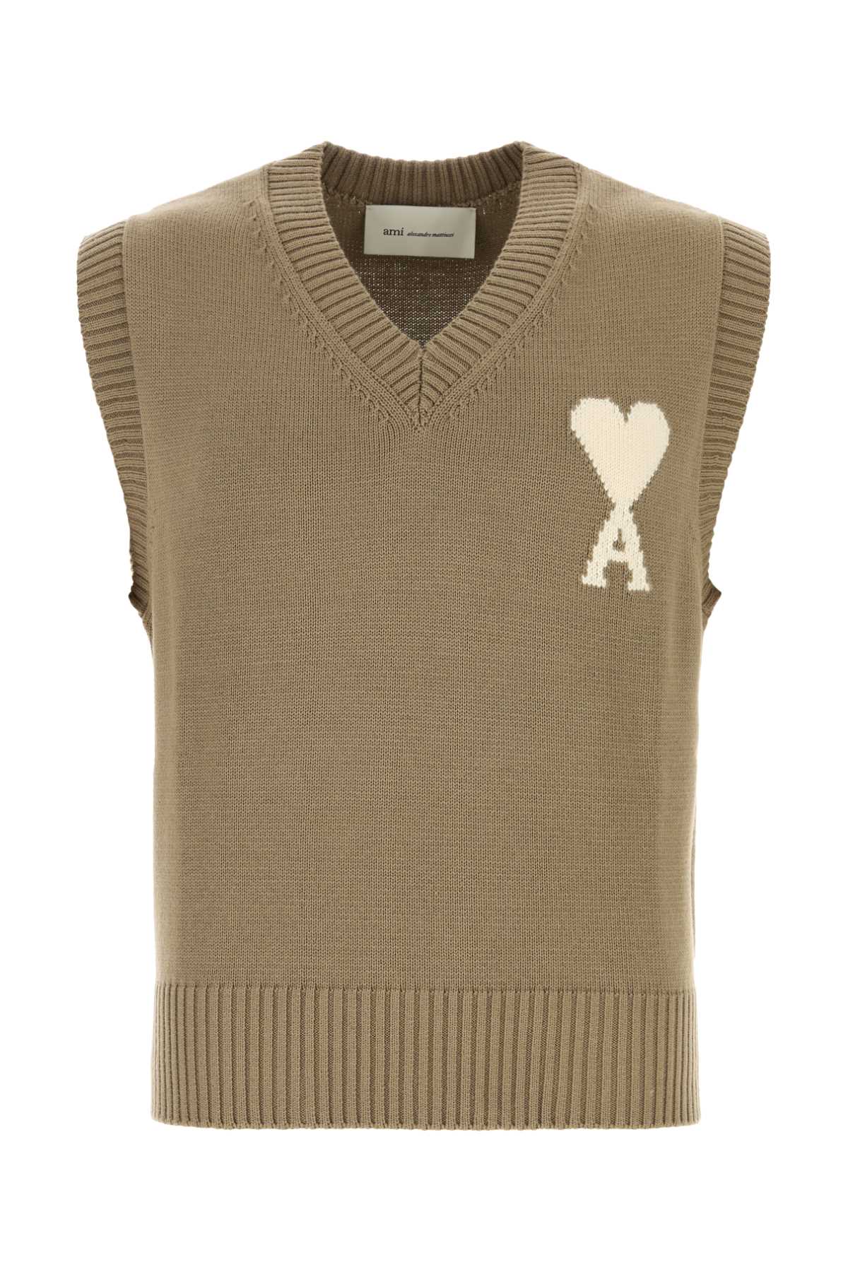 QUOTA_-SLEEVELESS_V_NECK_SWEATER_WITH_CONTRASTED_A_UKS860KN0156_A117_Image_1