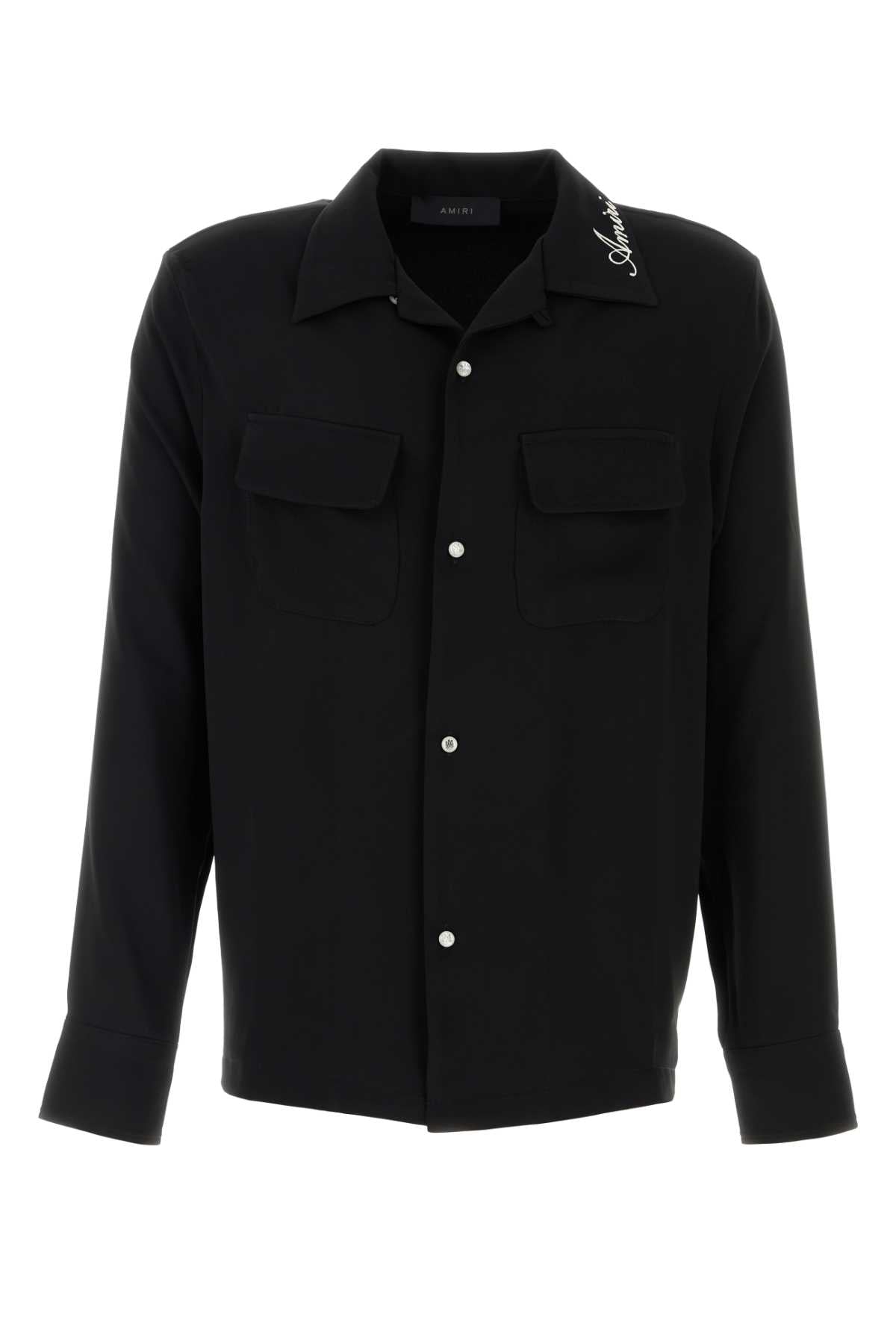 ROUND_POCKET_DRESS_SHIRT_AMSTCA1097_BLACK_Image_1