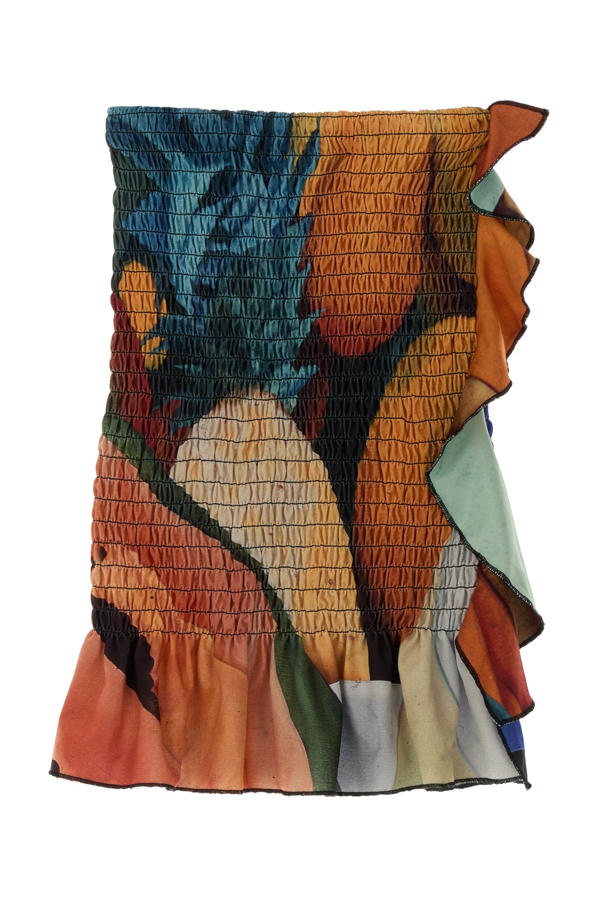 SALPICON_RUCHED_MINI_SKIRT_D2SK02A_MULTI_Image_1
