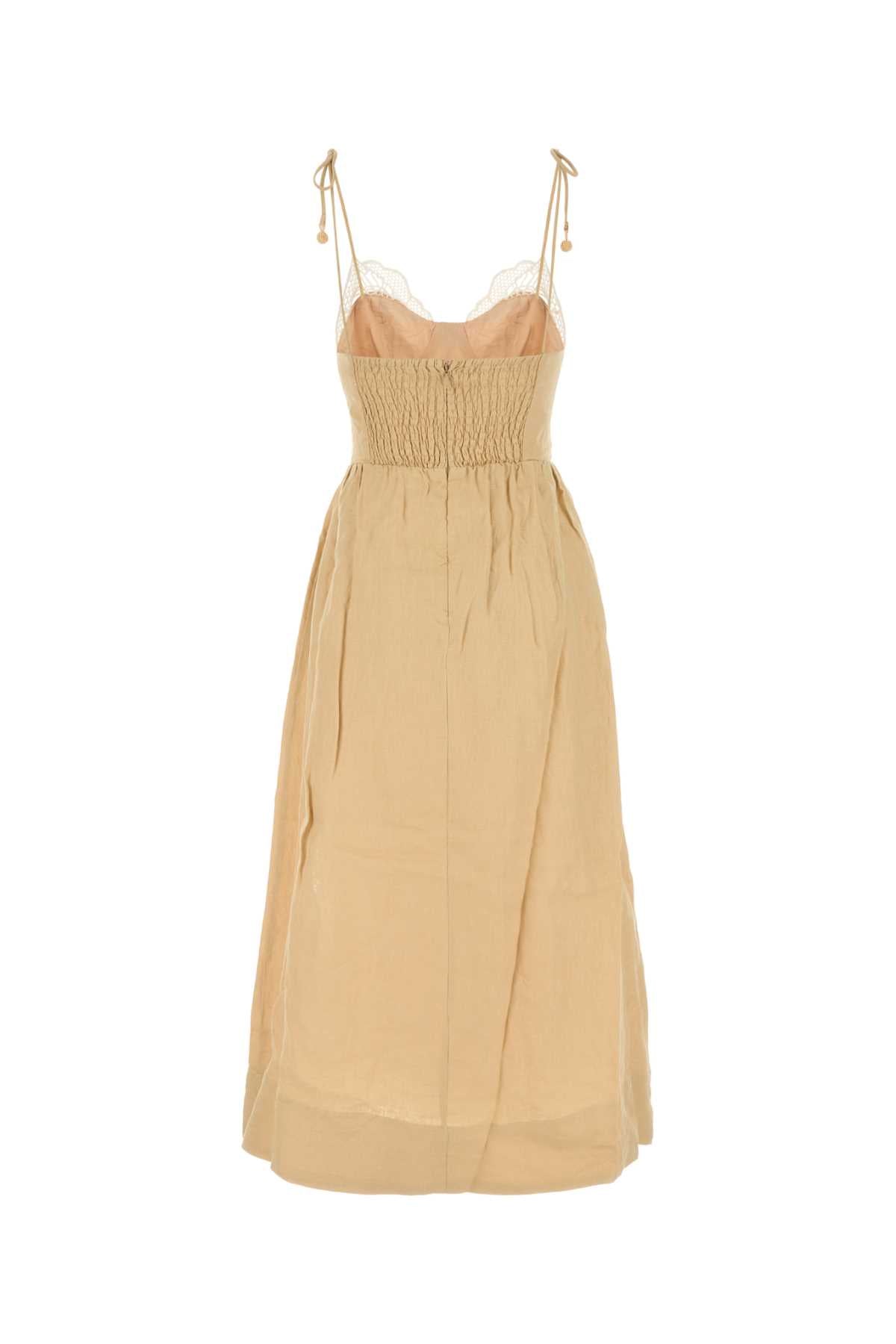 SAND_RICHELIEU_LACES_CUP_MIDI_DRESS_337211_L0029_Image_2