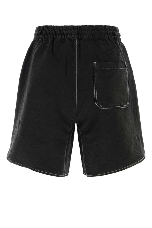 SCRIPT_LINEN_GD_SHORT_AMBMSO1081_BLACK_Image_2
