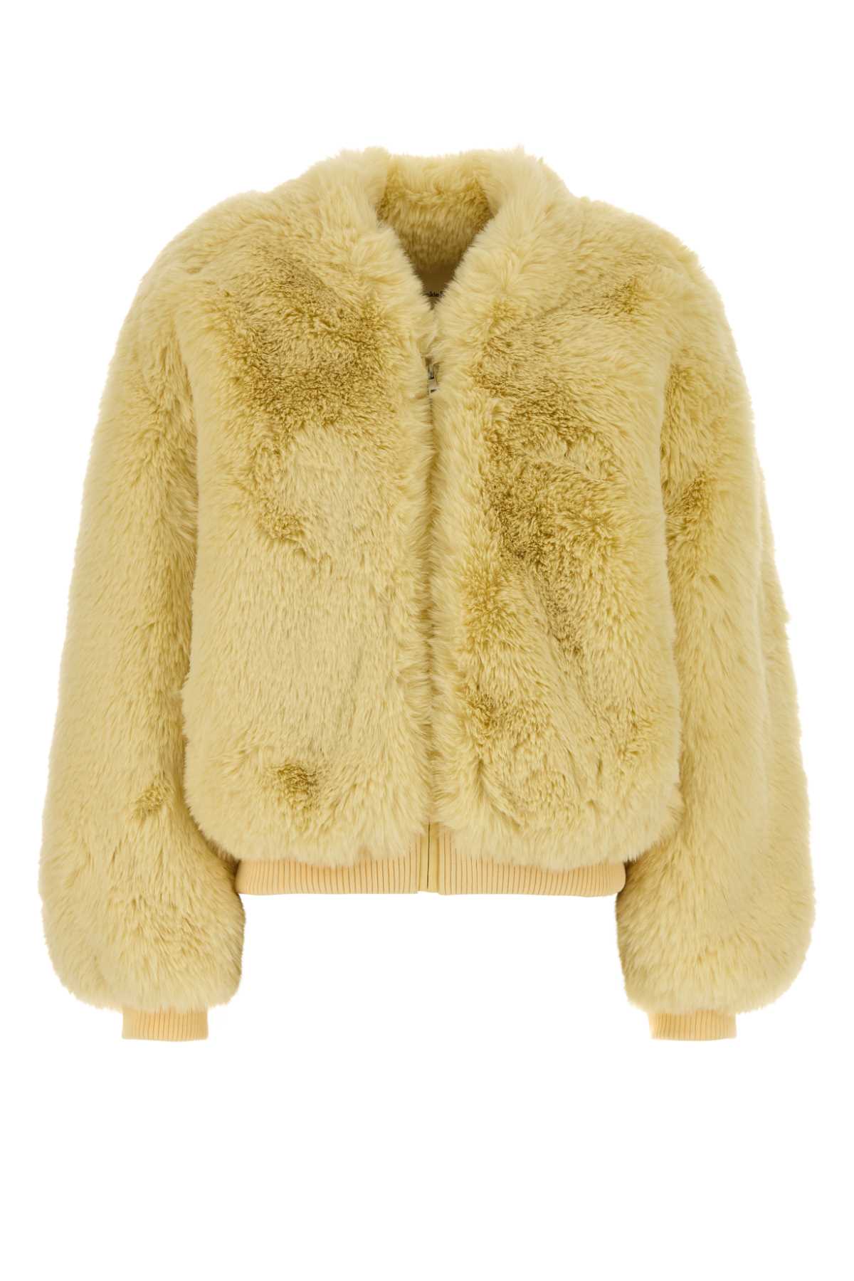 SENNA_FAUX_FUR_COLLARLESS_JACKET_JAFS22740505_PALEYELLOW_Image_1
