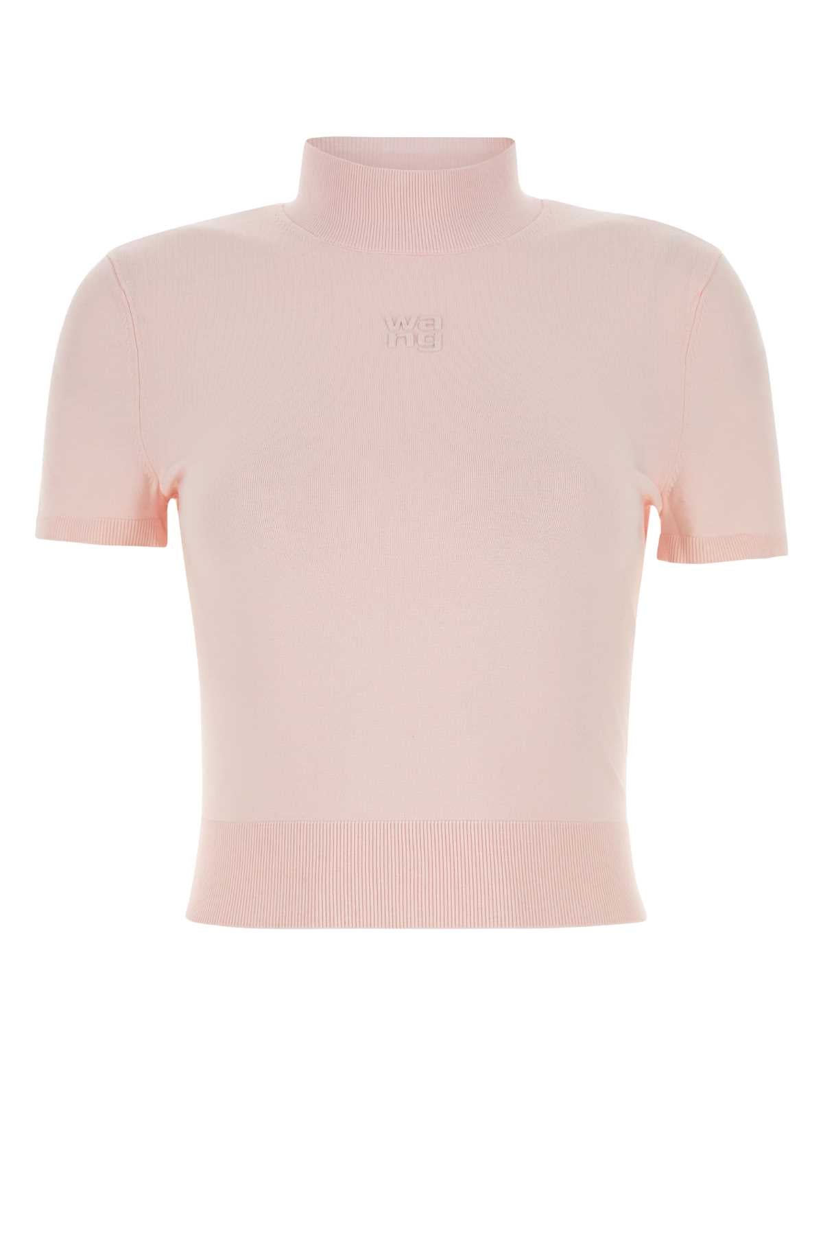 SHORT_SLEEVE_MOCK_NECK_TOP_WITH_EMBOSSED_LOGO_4KC3241029_684A_Image_1