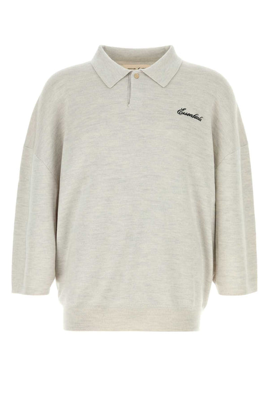 SIGNATURE_34_SLEEVE_90S_KNIT_POLO_192SP266963F_OATMEALHEATHER_Image_1