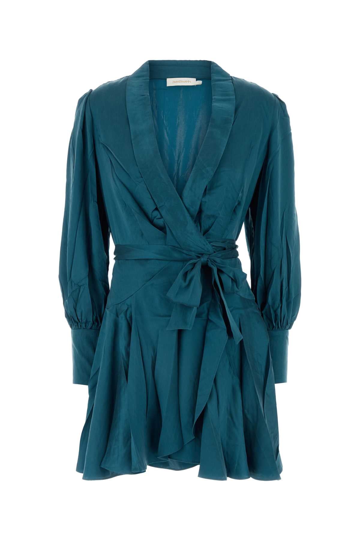 SILK_WRAP_MINI_DRESS_8067DF24R_TEAL_Image_1