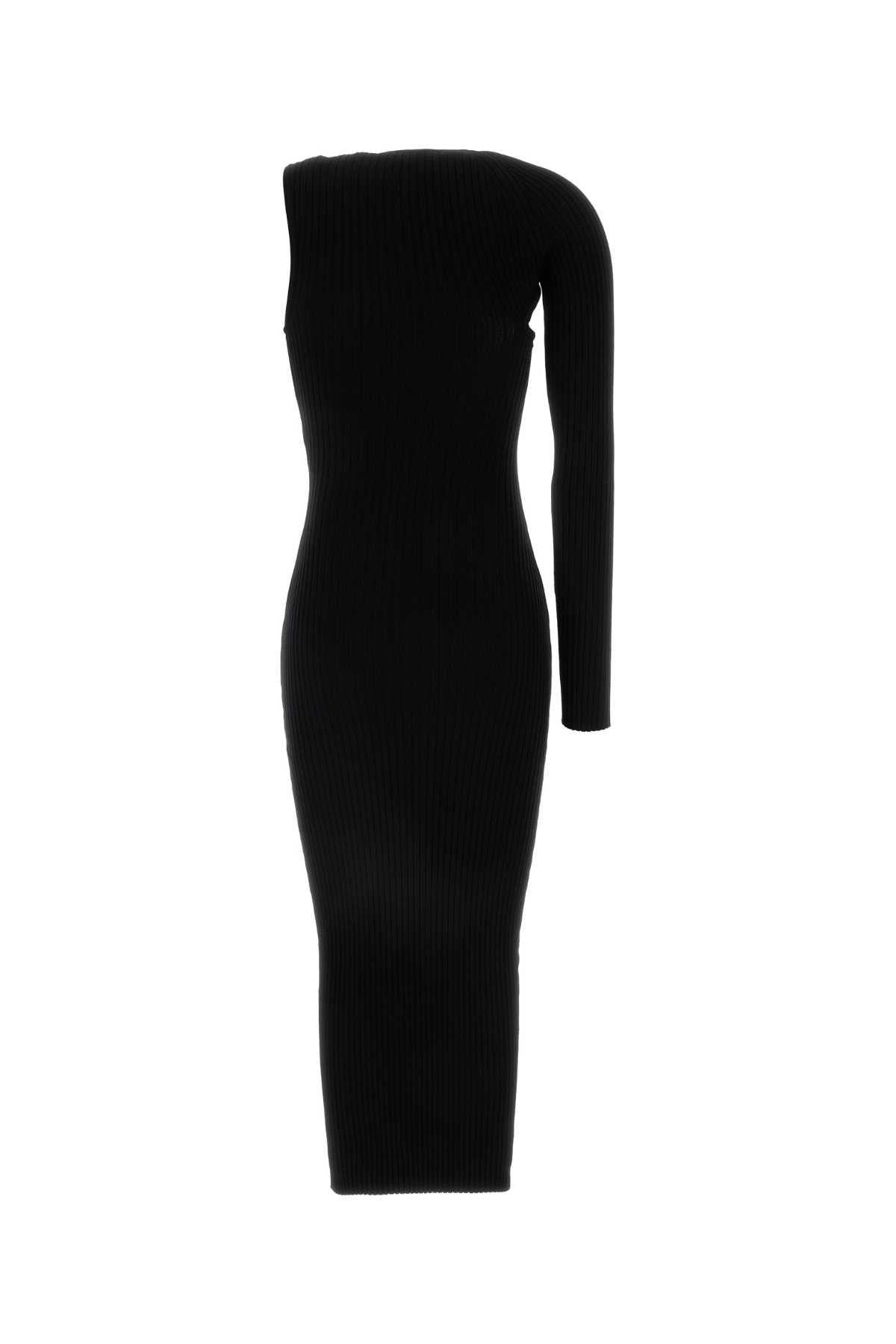 SLASH_ONE_SHOULDER_RIBBED_LONG_DRESS_424MRO520FI0001_BLACK_Image_2