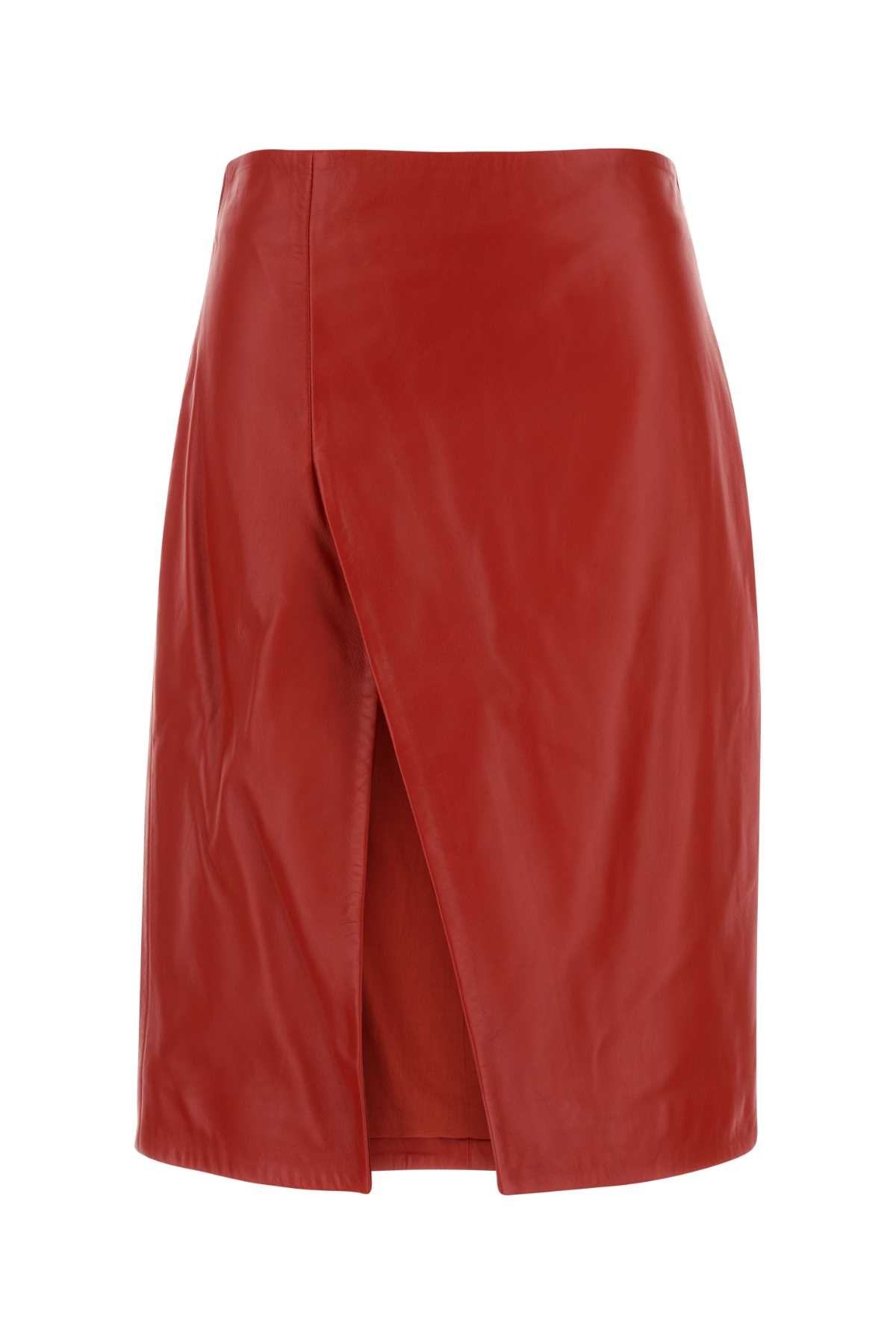 SLIT_SKIRT_EKARE_TOMATO_Image_1