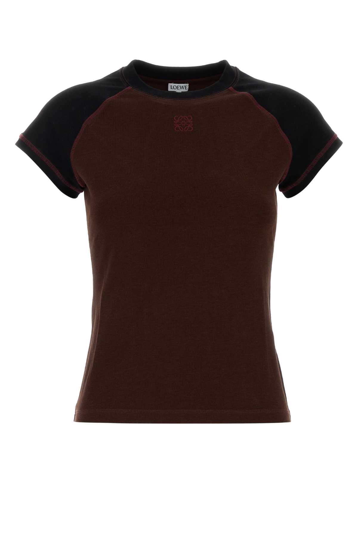 SMALL_FIT_T-SHIRT_S540Y22X76_BLACKBURGUNDY_Image_1