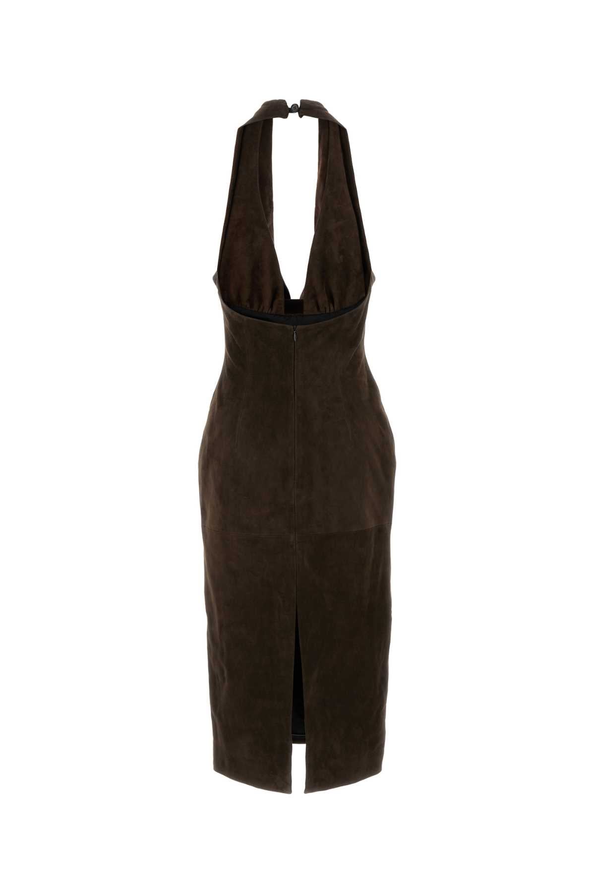 SS25_LEATHER_17_DRESS_BROWN_SUEDE_296525_BROWN_Image_2