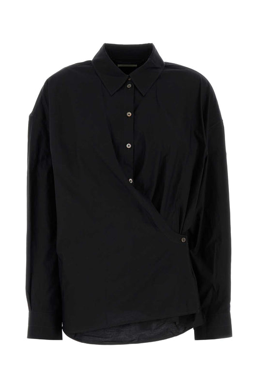 STRAIGHT_COLLAR_TWISTED_SHIRT_SH1141LF1500_BK998_Image_1