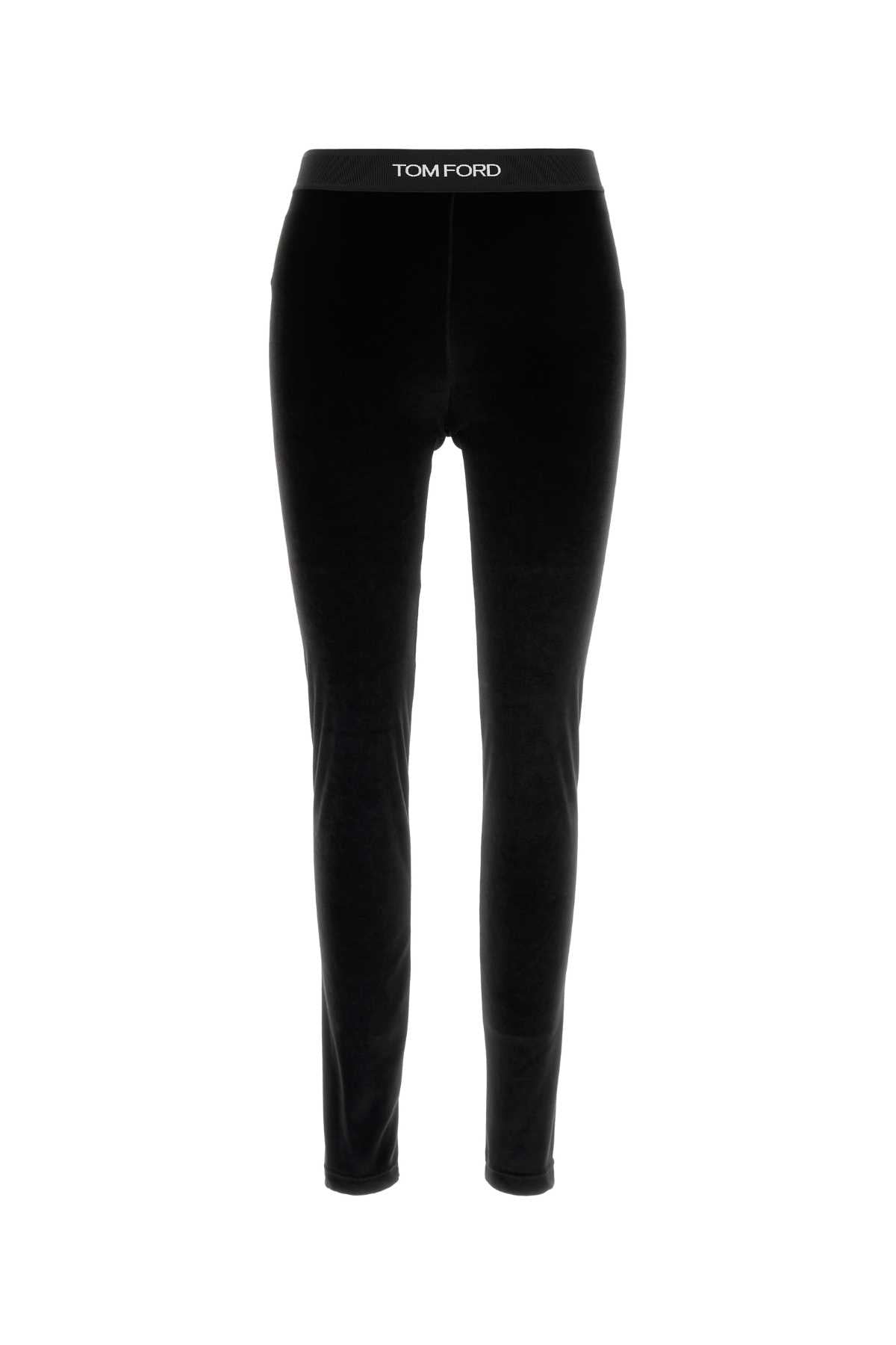 STRETCH_LUSTROUS_VELOUR_SIGNATURE_LEGGINGS_PAJ121JEX065_LB999_Image_1