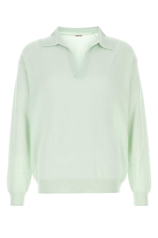 SUPER_FINE_CASHMERE_SILK_KNIT_SKIPPER_POLO_A25SP02SC_WHITEGREEN_Image_1