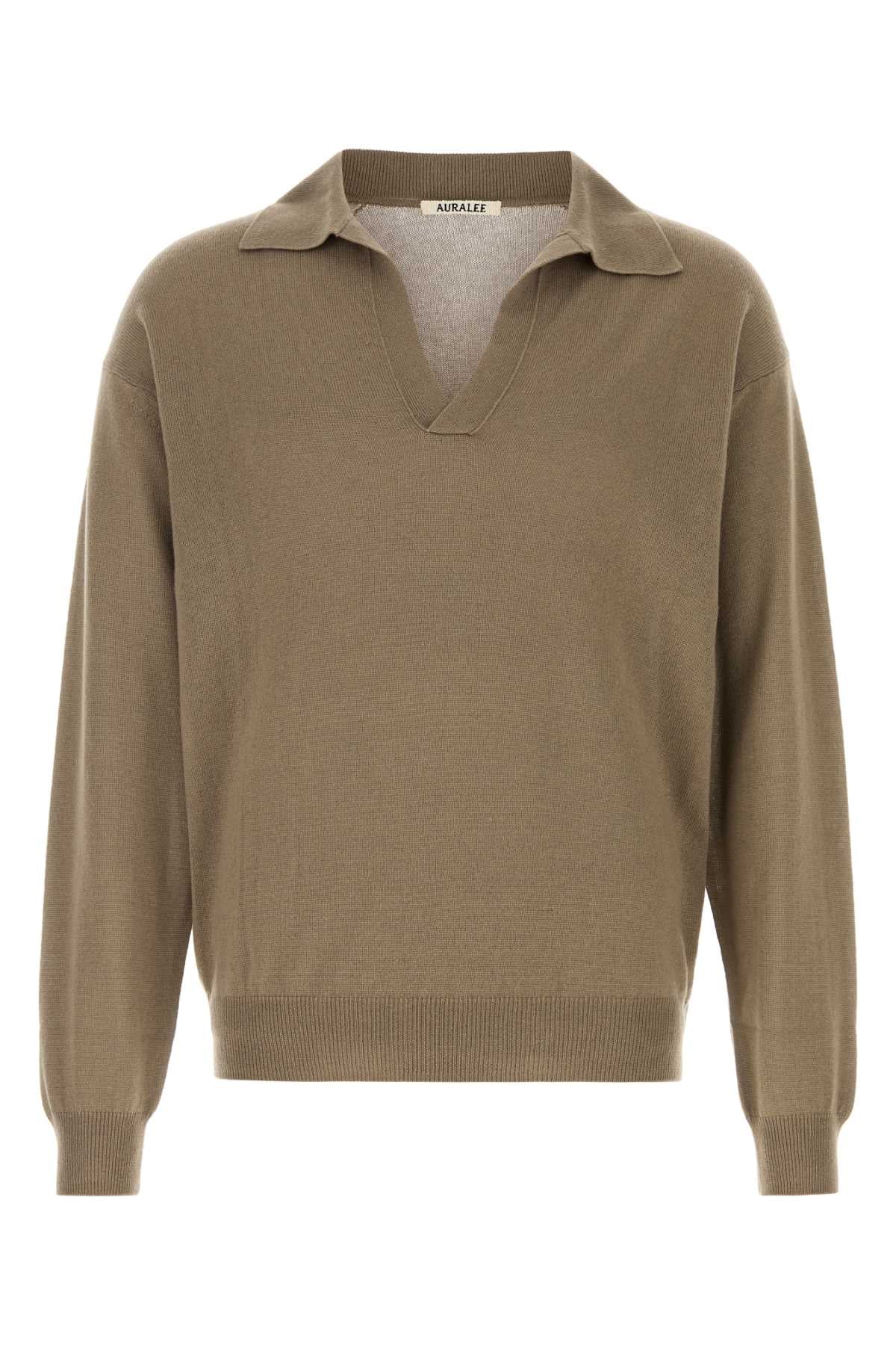 SUPER_FINE_CASHMERE_SILK_KNIT_SKIPPER_POLO_A26SP02SC_KHAKIBROWN_Image_1