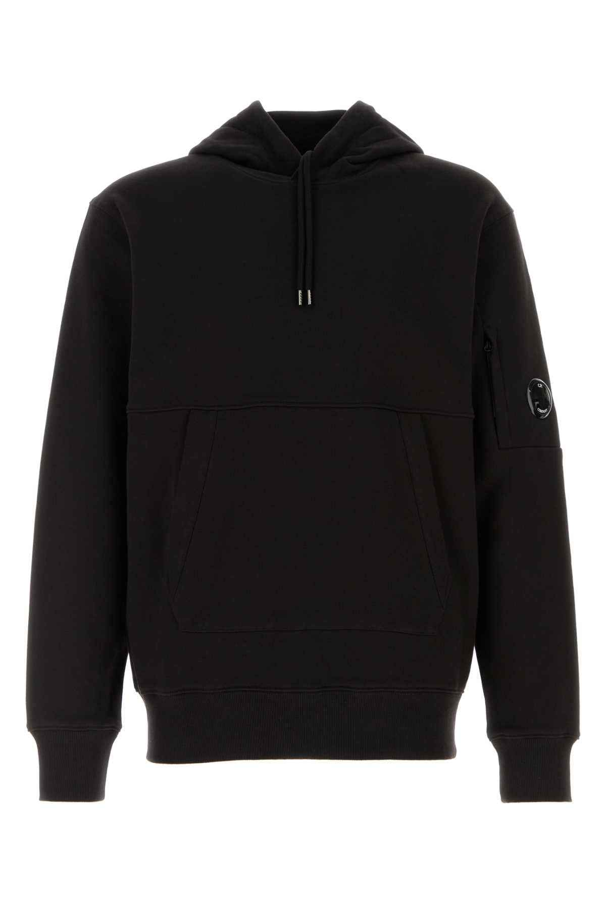 SWEATSHIRTS_SWEAT_HOODED_IN_DIAGONAL_RAISED_FLEECE_RCCMSS714A005086W_999_Image_1
