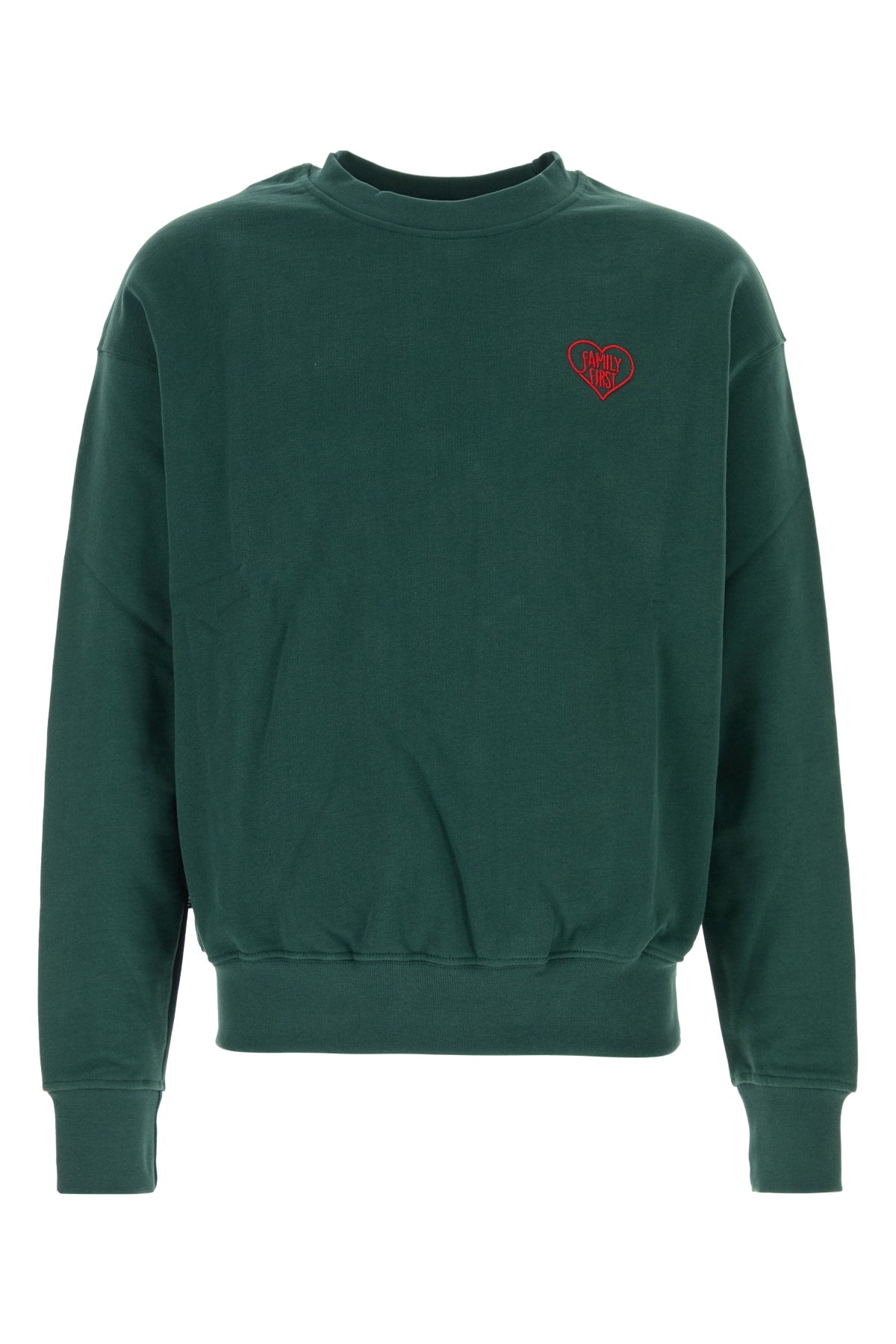 SWEATSHIRT_CREWNECK_HEART_W24FFSS2403_GREEN_Image_1