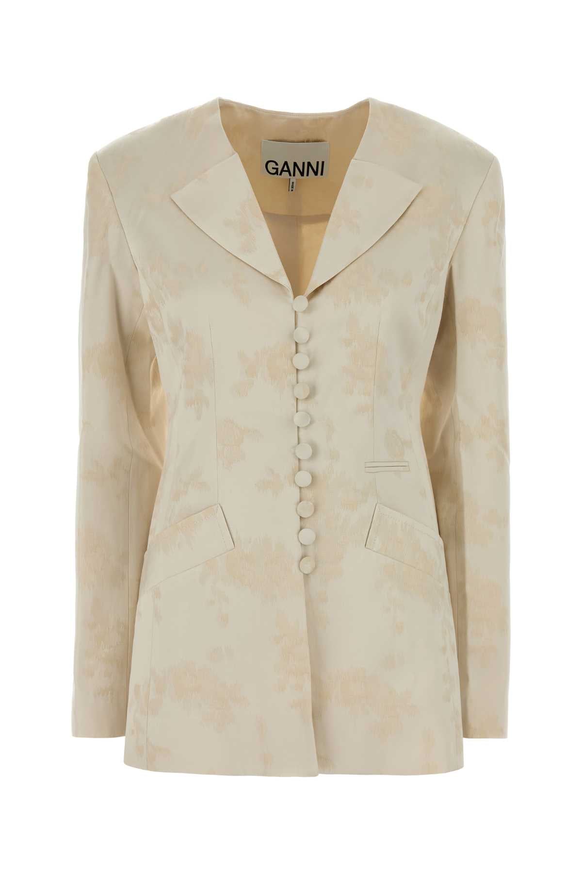 Sateen_Jacquard_Long_Button_Blazer_A1020082_135_Image_1