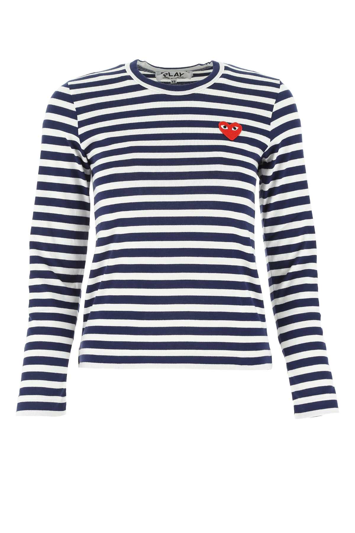 T-SHIRT_P1T009_NAVYWHITE_Image_1