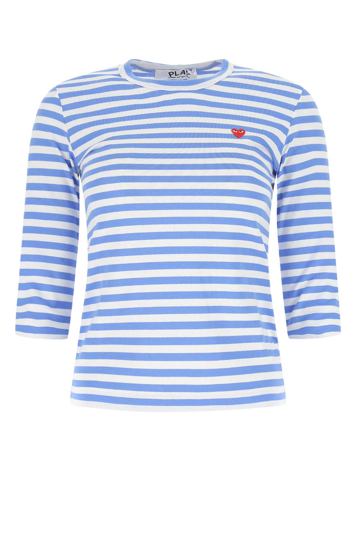 T-SHIRT_P1T319_BLUEWHITE_Image_1