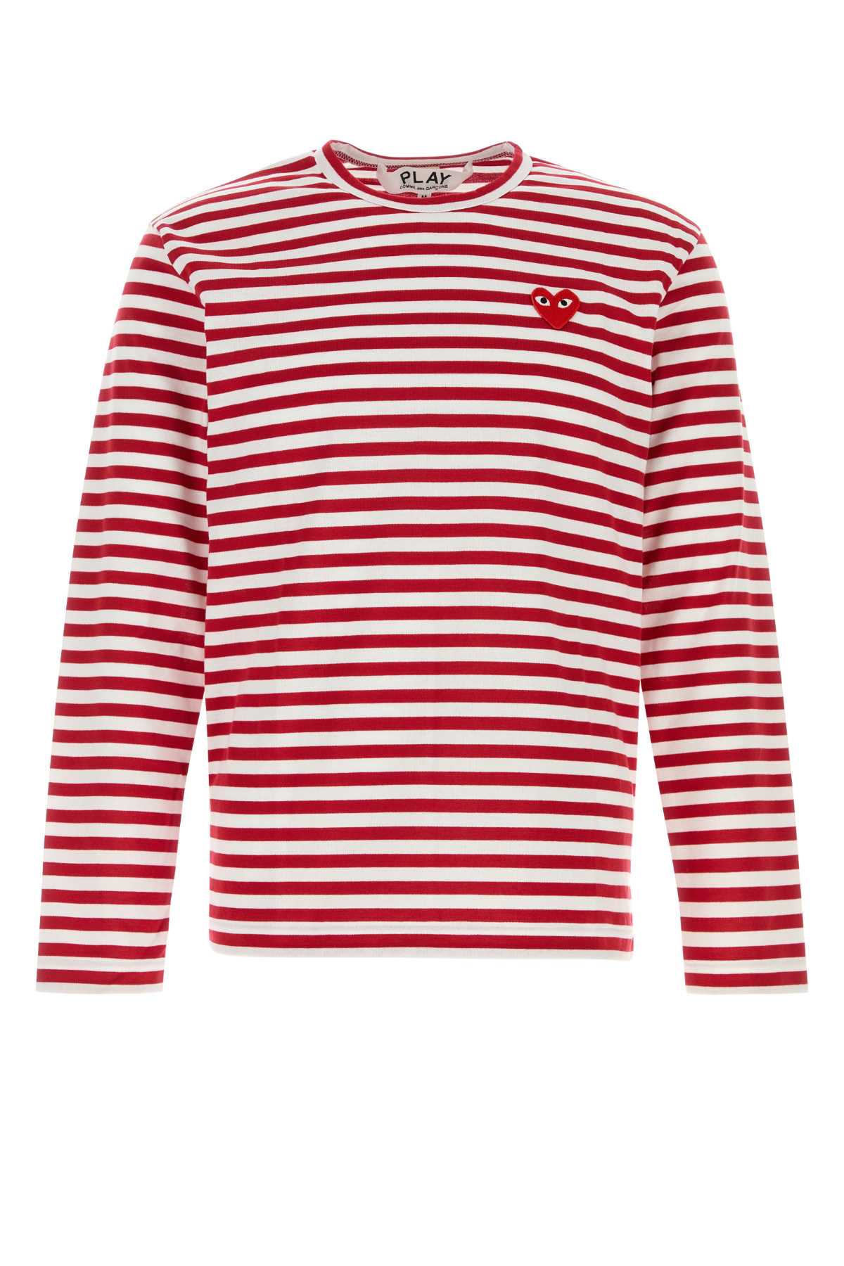 T-SHIRT_RED_EMBLEM_STIPES_LONG_SLEEVE_AXT164051_REDWHITE_Image_1