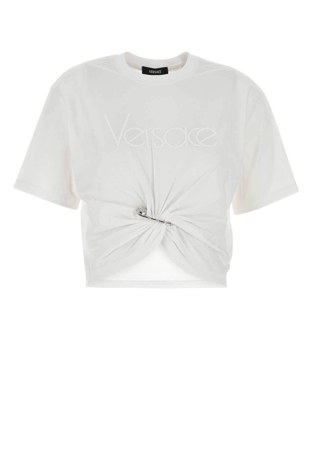 T-SHIRT_VERSACE_LOGO_EMBROIDERY_COTTON_JERSEY_10188981A13610_1W000_Image_1