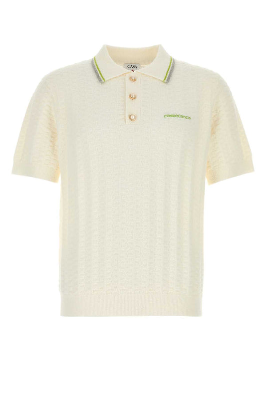 TENNIS_BOUCLE_POLO_SHIRT_MSP26KW121401_WHITE_Image_1