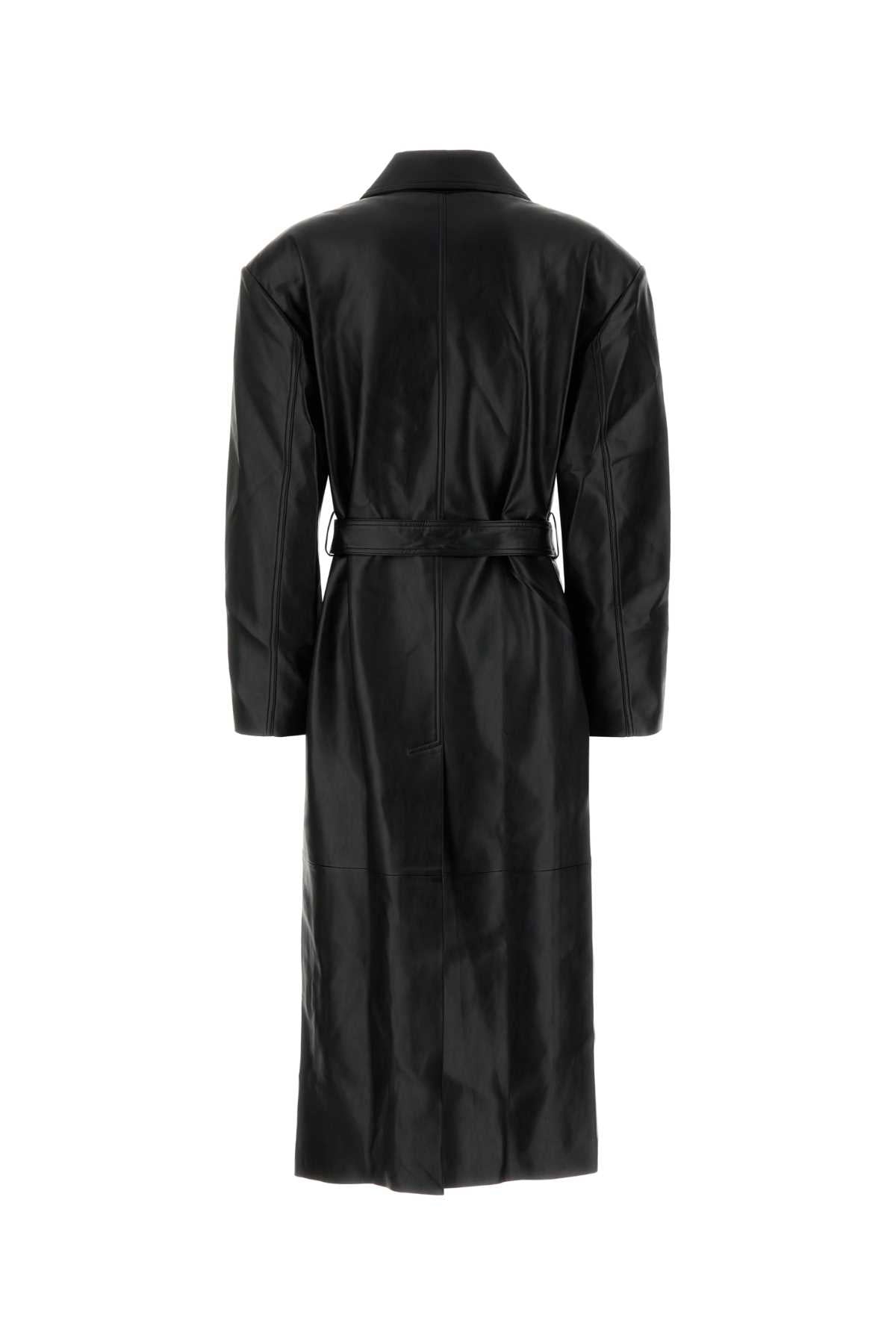 TINA_FAUX_LEATHER_TRENCH_COAT_-_BLACK_COFS022761000_BLACK_Image_2