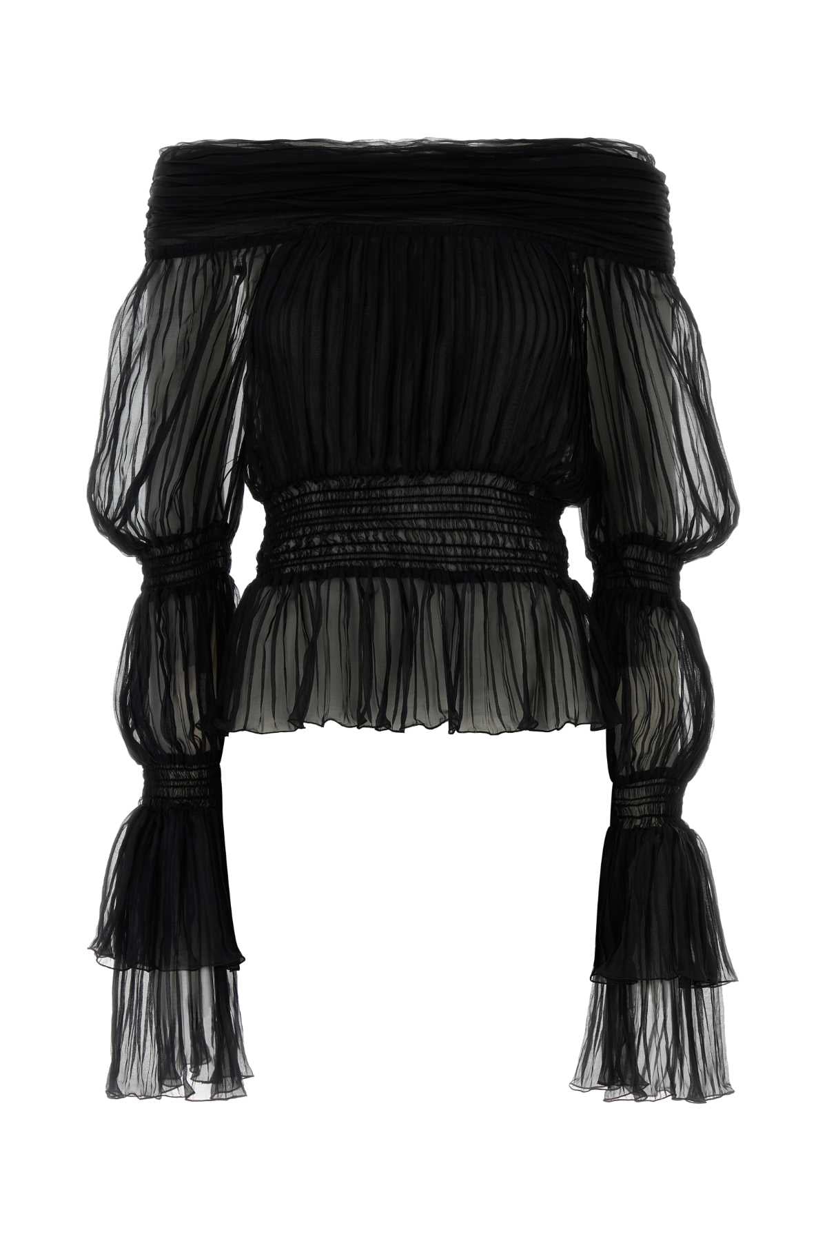 TOP_PLISSE_CHIFFON_4C191A_N0990_Image_1