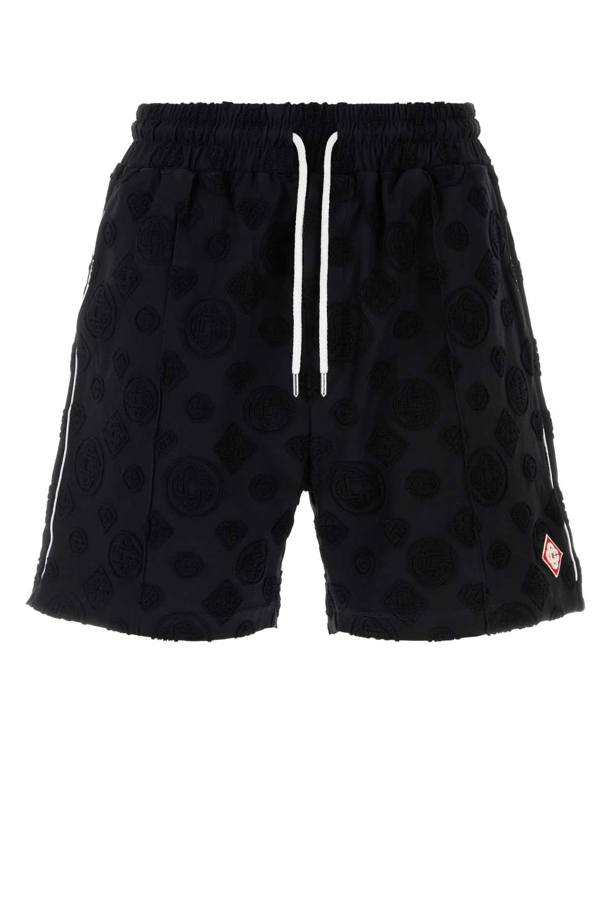 TOWELLING_MONOGRAM_SHORT_MSP26JTR27102_BLACK_Image_1