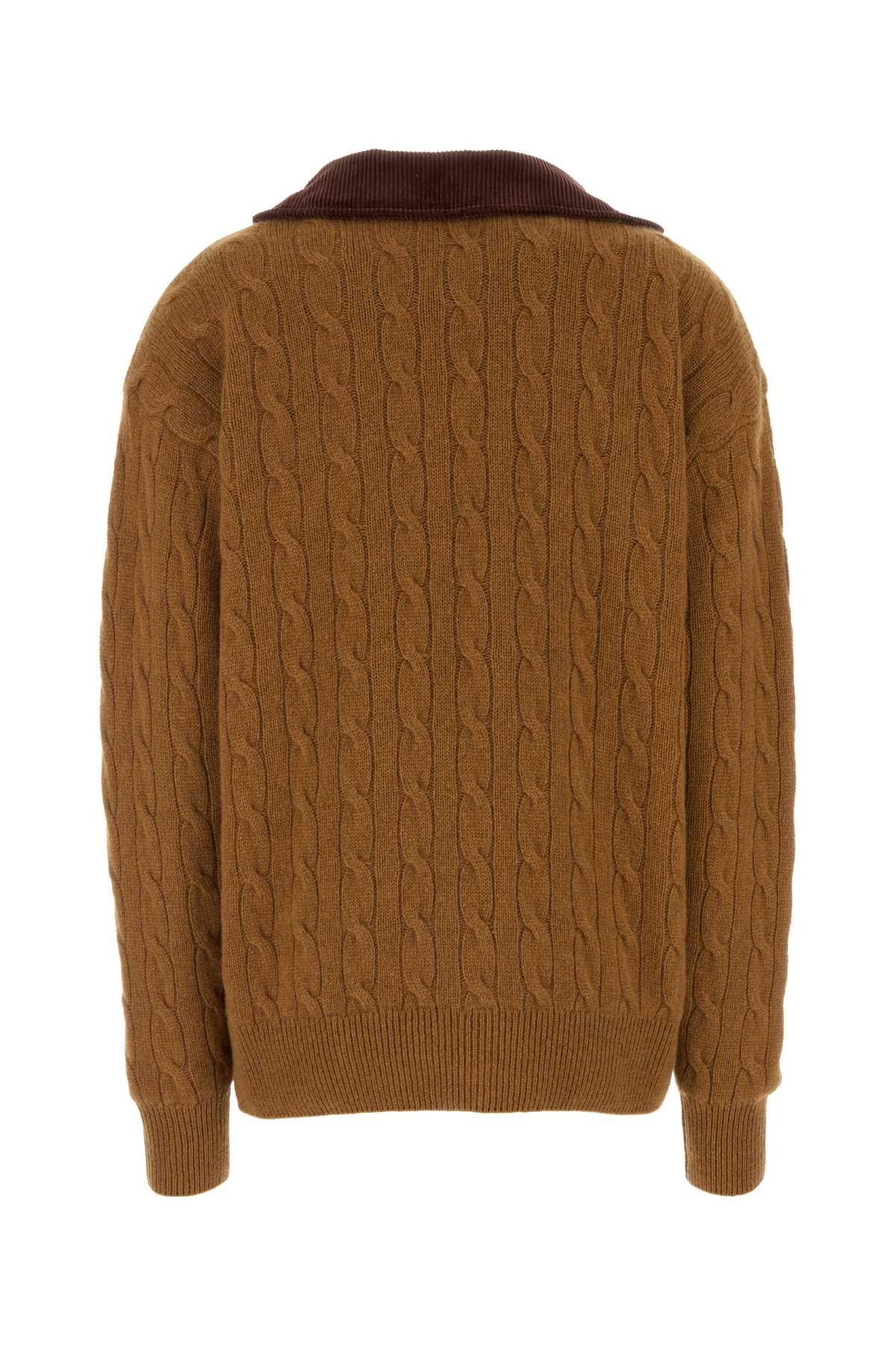 V-NECK_SWEATER_S540Y14KEW_CAMEL_Image_2