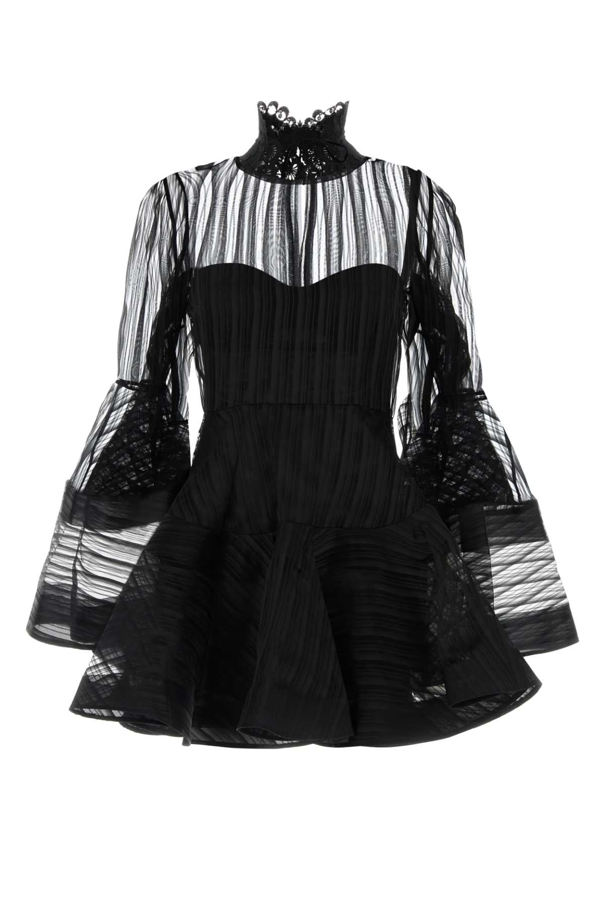 VALIANT_LANTERN_MINI_DRESS_0250DF261_BLK_Image_1