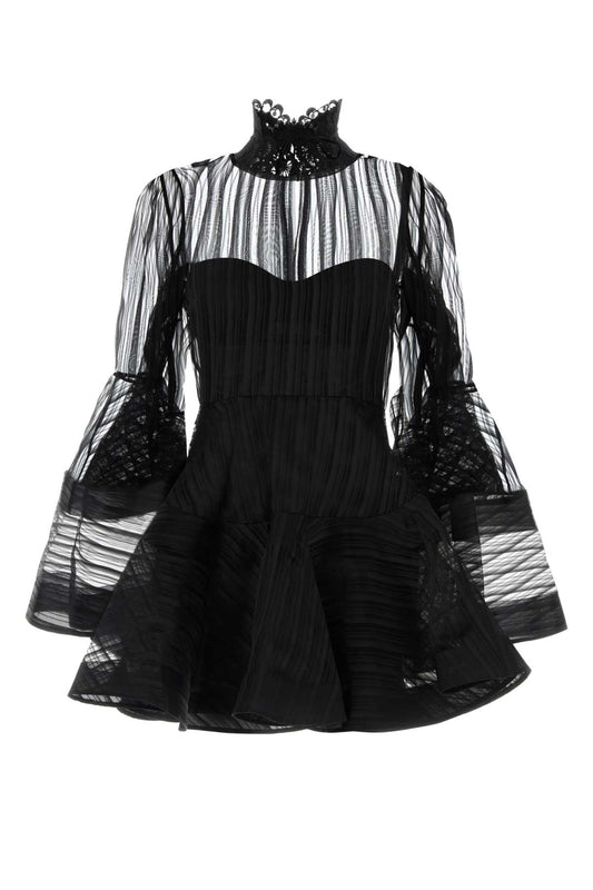 VALIANT_LANTERN_MINI_DRESS_0250DF261_BLK_Image_1