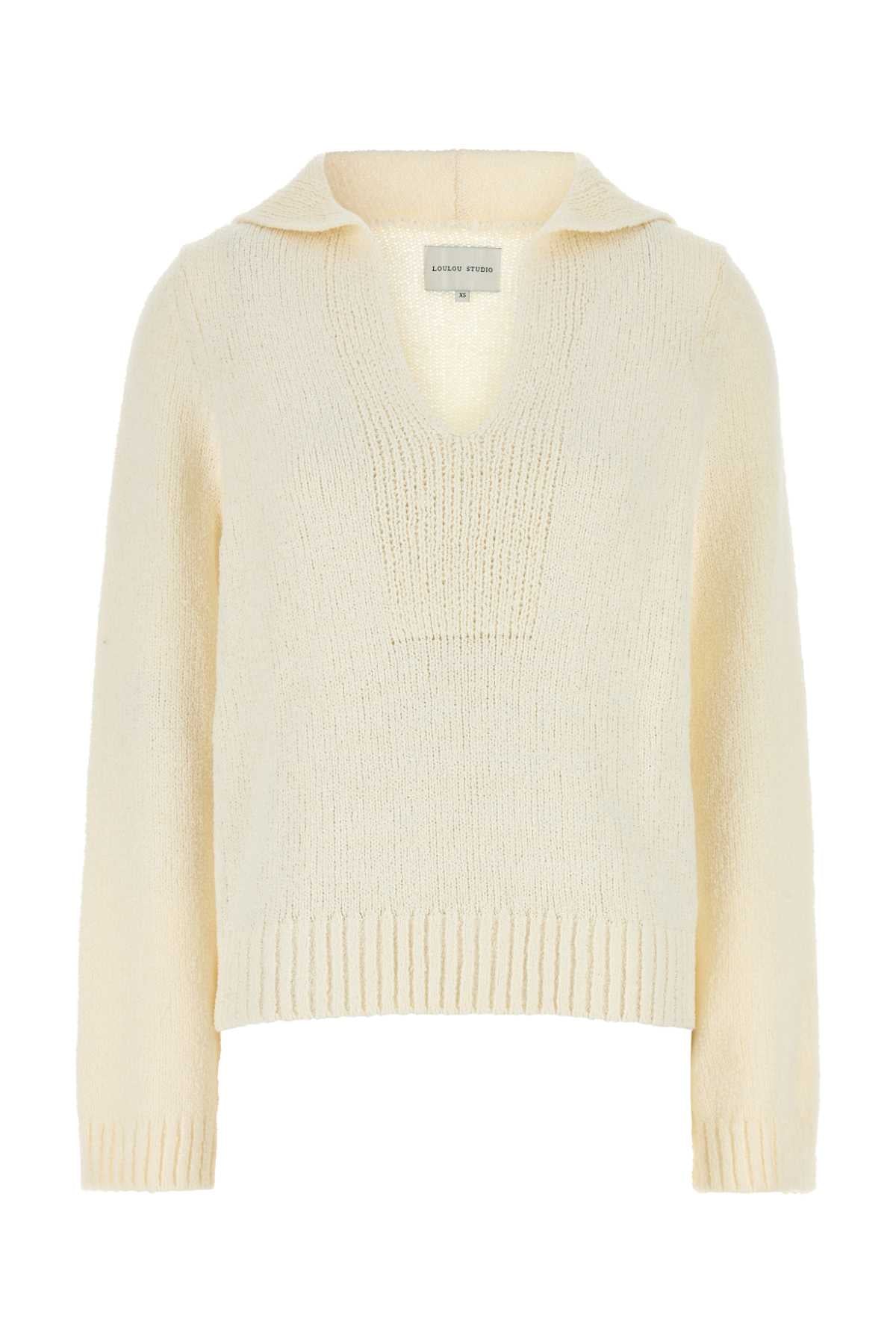 V_NECK_SWEATER_BAHIA_RICEIVORY_Image_1