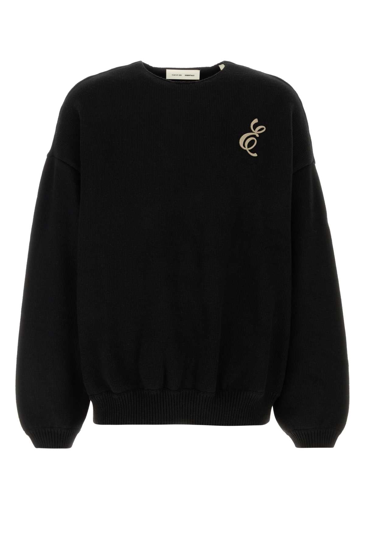 Waffle_Crewneck_Sweater_192HO254331F_VINTAGEBLACK_Image_1