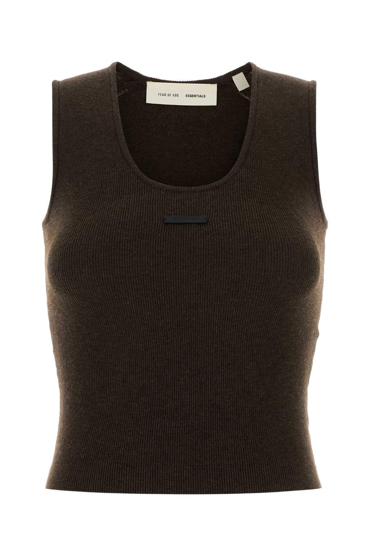 WomenS_Rib_Tank_192HO259242FW_BROWN_Image_1