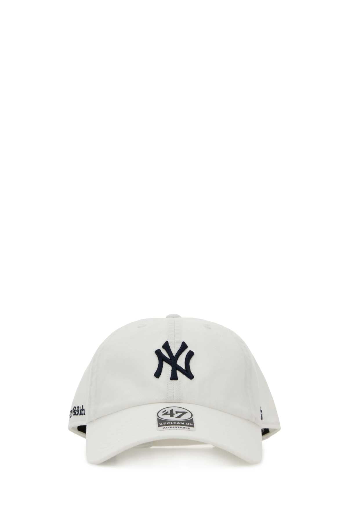 YANKEES_SERIF_HAT_AC060610756WH01_WHITE_Image_1